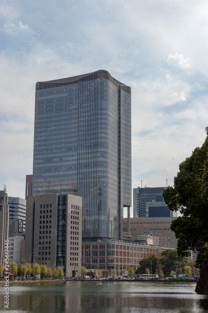 Landscape of office town in Tokyo, Japan Landscape of office town in Tokyo, Japan
