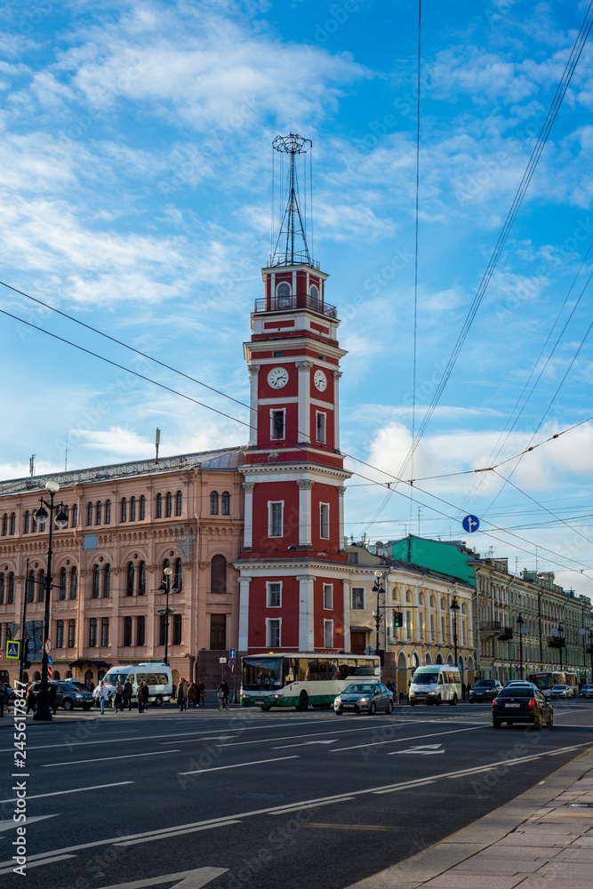 on the streets of St. Petersburg