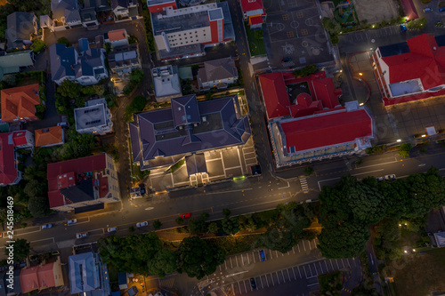 Thorndon district, Wellington. Top down view 