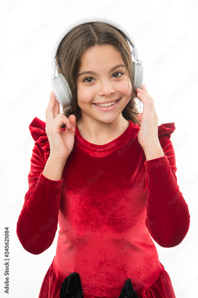 Online music channel. Girl little child use music modern headphones. Listen for free new and upcoming popular songs right now. Music always with me. Little girl listen music wireless headphones Online music channel. Girl little child use music modern headphones. Listen for free new and upcoming popular songs right now. Music always with me. Little girl listen music wireless headphones