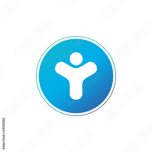 Minimalism Child icon. Men ...