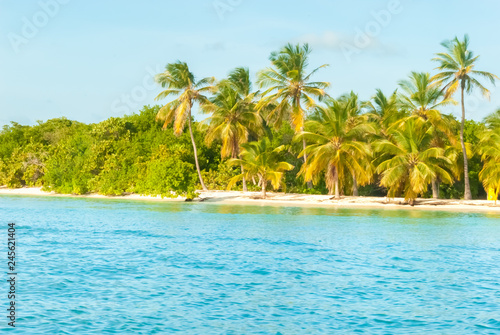 One of Many Small Islands on the Caribbean Coast of Venezuela that Are Very Popular for Tourism  Close to Town Chichiriviche  Morrocoy National Park