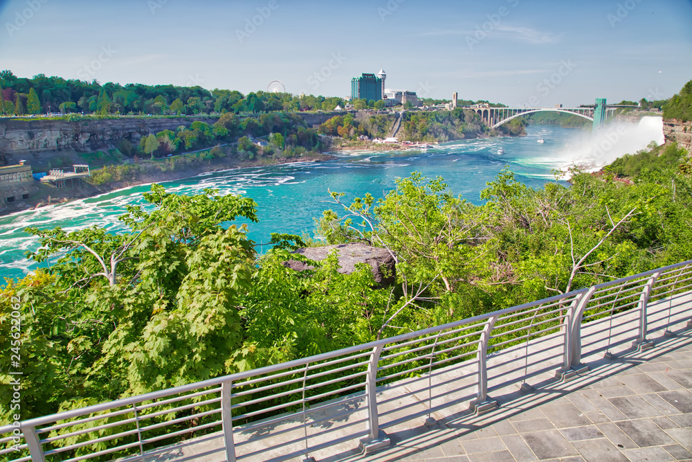 Naklejka premium Niagara Falls, American Side, Buffalo