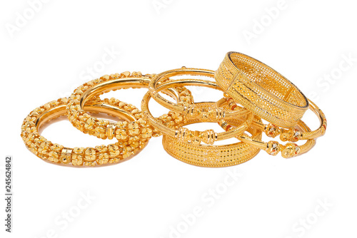 Gold Kadas and bangles