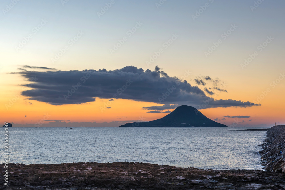 Sunrise over the Mediterranean. La Manga. Spain.
Sunrise over the Mediterranean. La Manga. Spain.