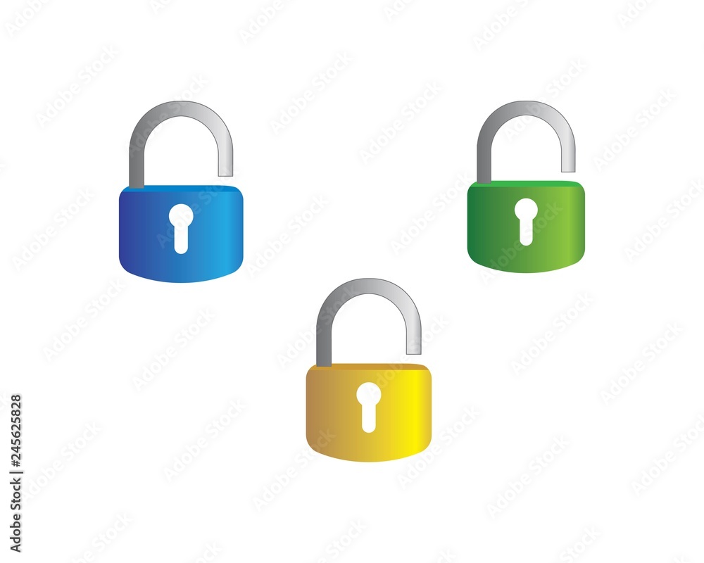 lock icon logo vector template lock icon logo vector template