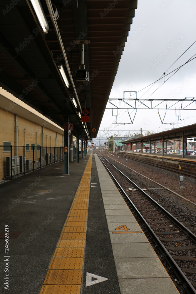 ホームからの風景