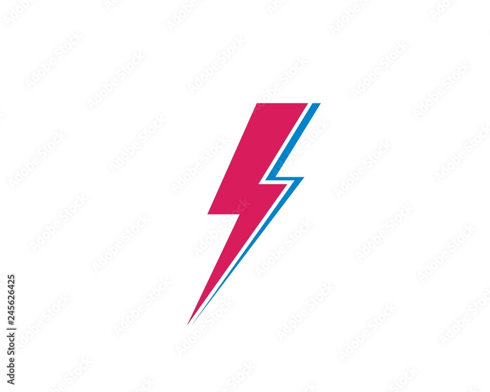 flash power thunder illustration vector flash power thunder illustration vector