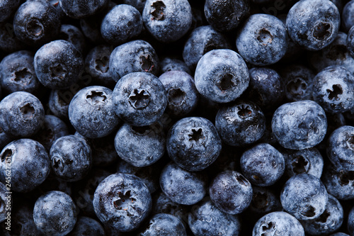 Ripe and sweet blueberries