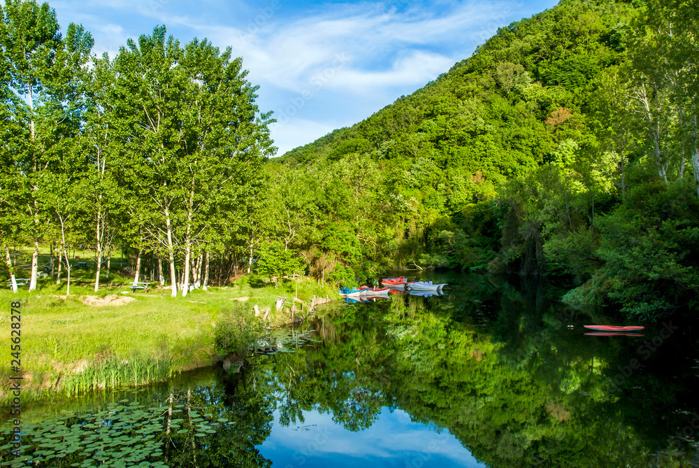 Kirklareli, Turkey, 19 May 2017: Kazandere woodland, Kiyikoy, Vize Kirklareli, Turkey, 19 May 2017: Kazandere woodland, Kiyikoy, Vize
