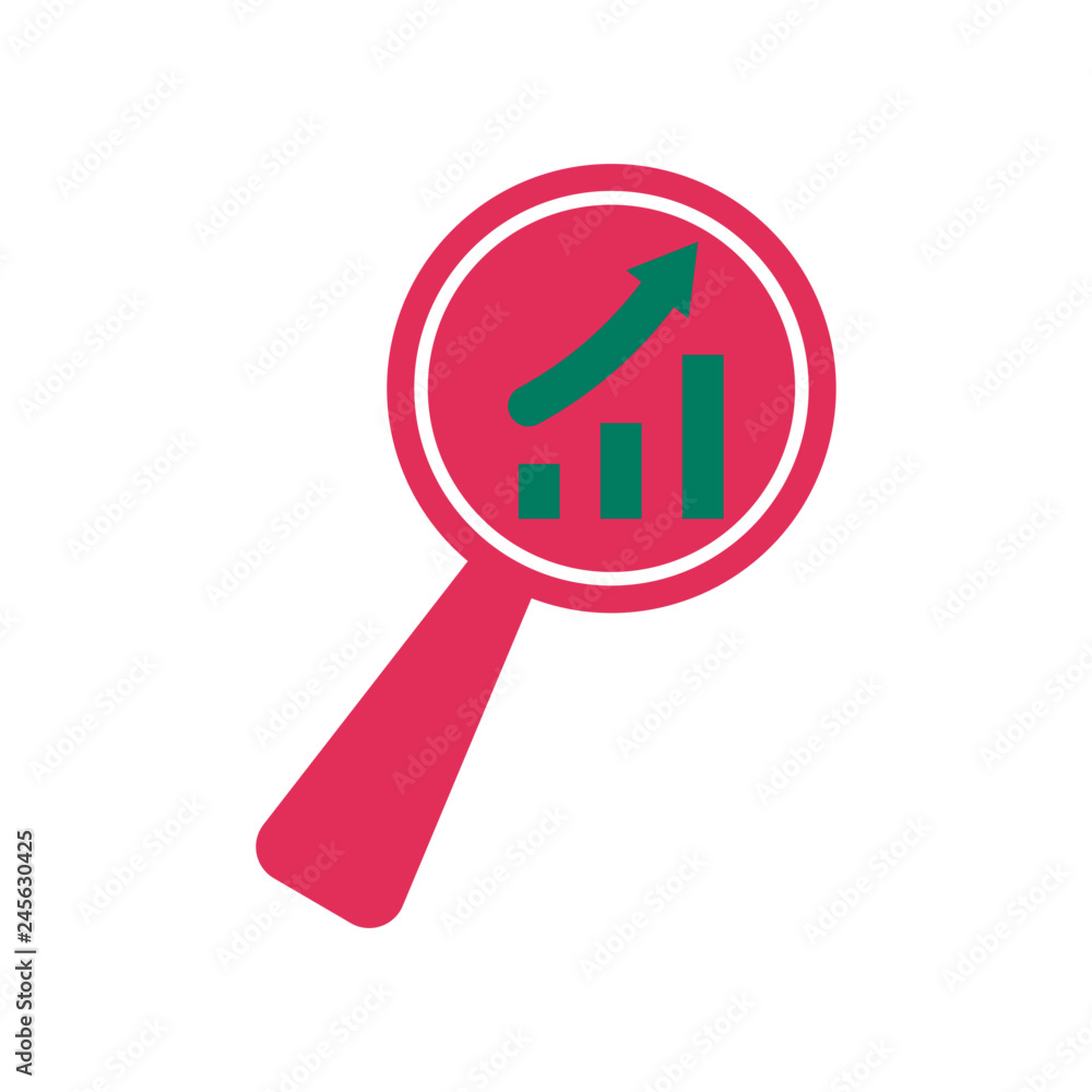 Flat Search vector icon Flat Search vector icon
