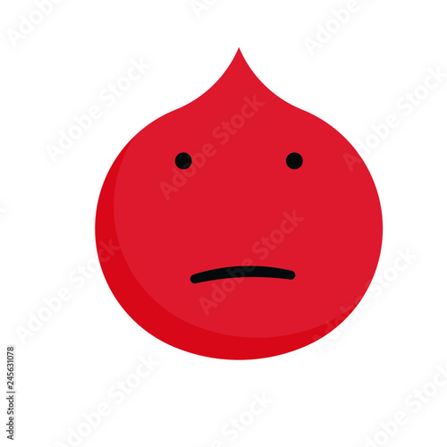 Flat wince vector icon