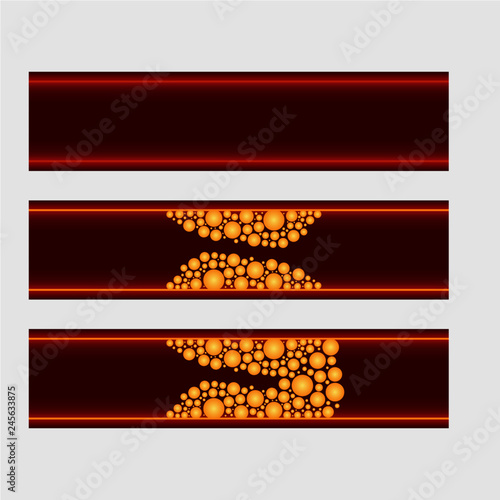 Illustration and icon Cholesterol