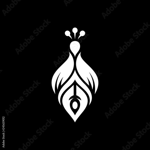 Peacock Logo Template