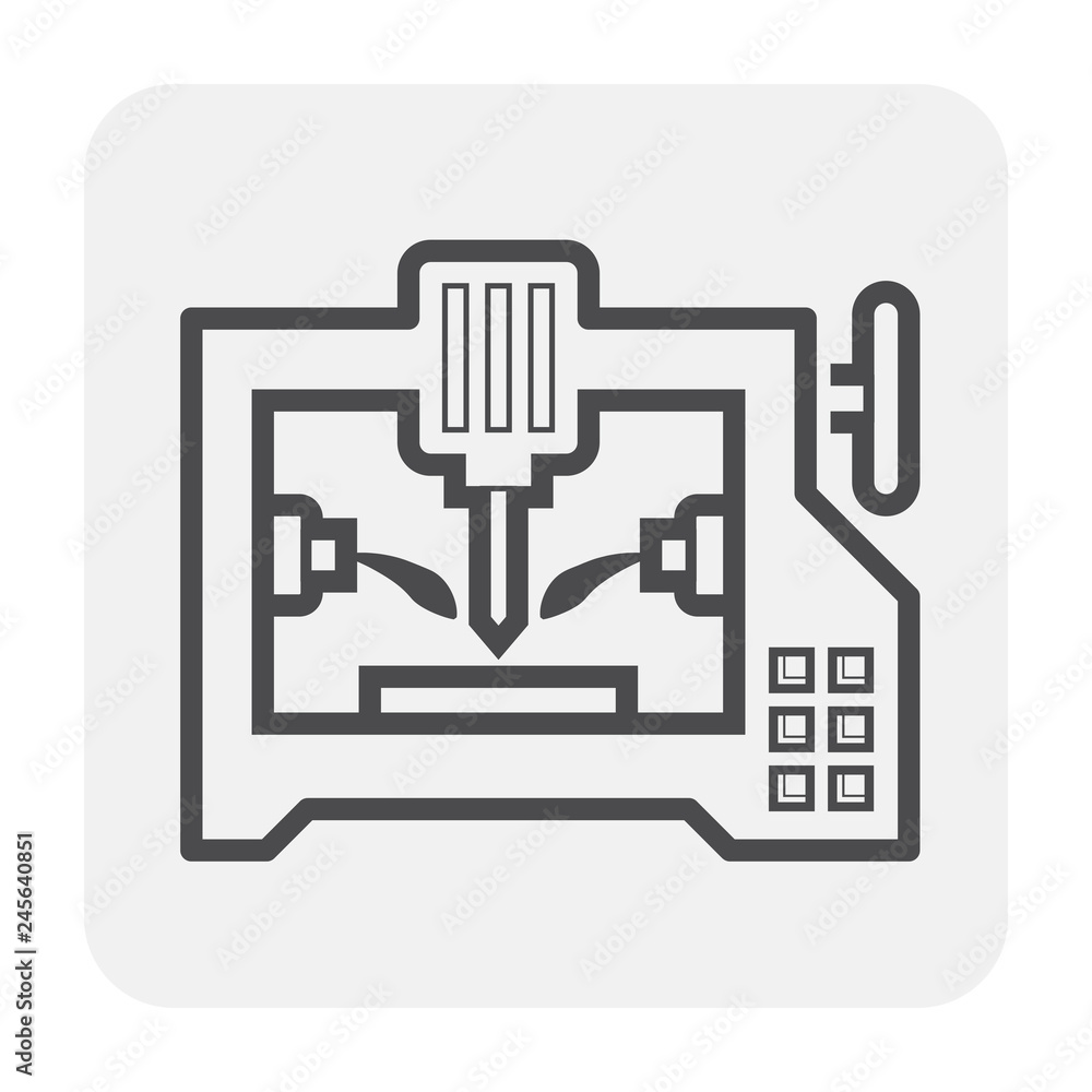 cnc milling icon cnc milling icon