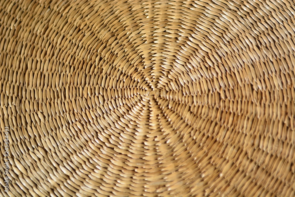 Fototapeta premium イグサで編んだ伝統的な敷物