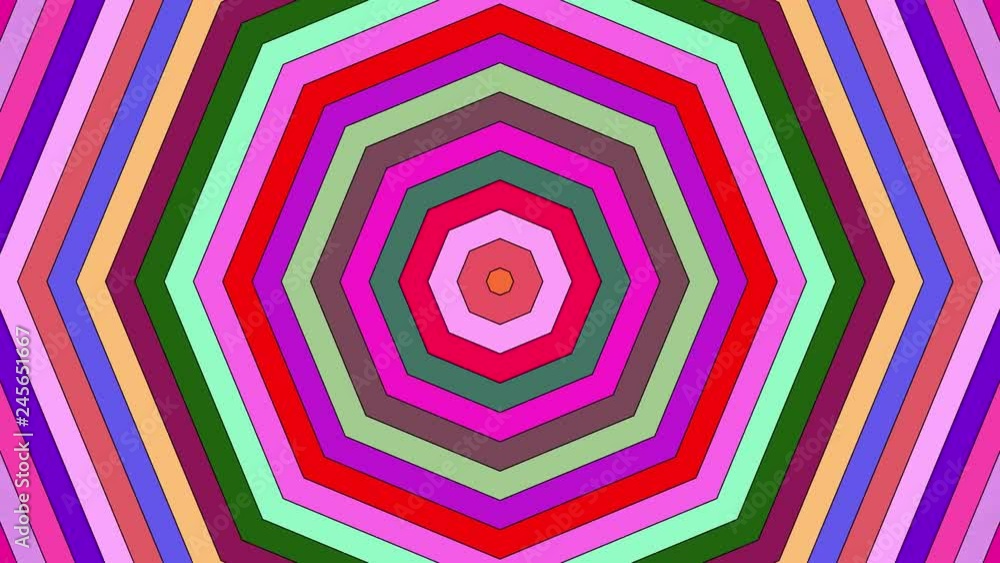 Hypnotic color changing shapes seamless loop animation background. Illusion background, psychedelic background Hypnotic color changing shapes seamless loop animation background. Illusion background, psychedelic background