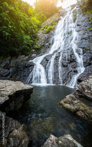 Beautiful waterfalls "Sarika Waterfall" in Nakhonnayok,Thailand.