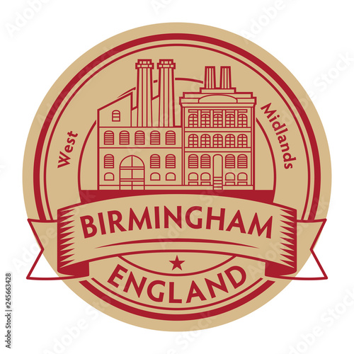 Birmingham, West Midlands, England stamp
