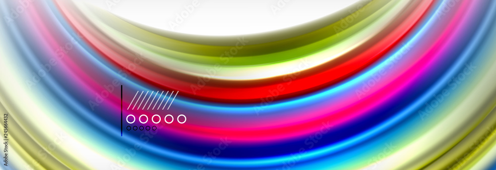 Smooth liquid blur wave background, color flow concept, illustration Smooth liquid blur wave background, color flow concept, illustration