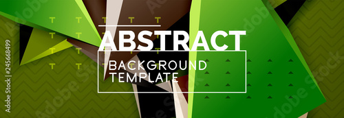 3d triangular shapes geometric background. Origami style pattern with triange shapes for decorative design. Poster design. Line design. Modern presentation template