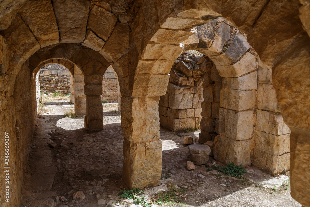 Ruins of the ancient Roman town Bulla Regia, Tunisia