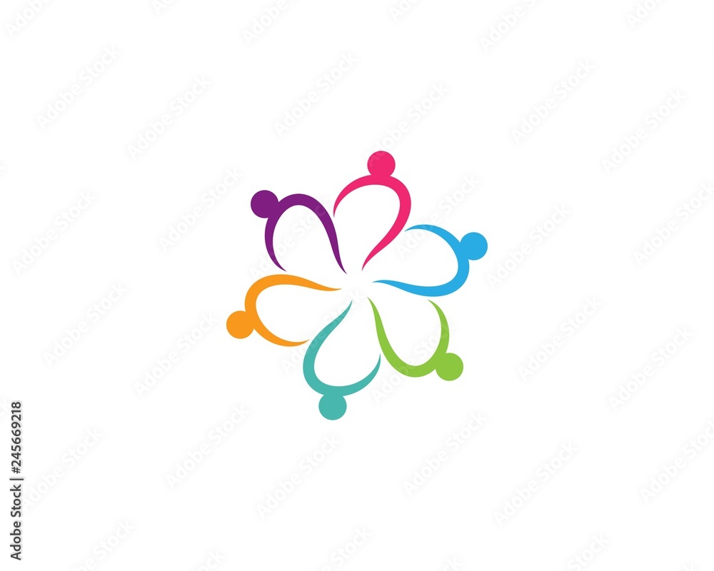 Obraz premium community care Logo