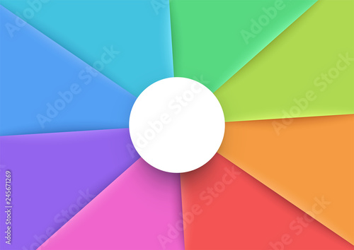 Infographic 8 Step Page Divide 3d Vector Layout