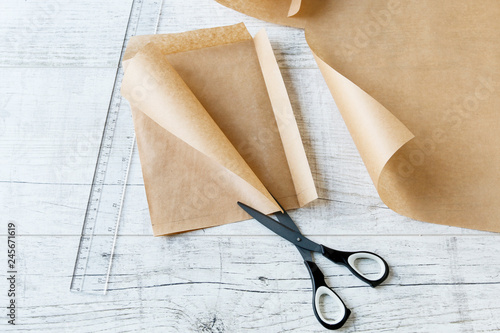 How to make paper bag, tutorial.