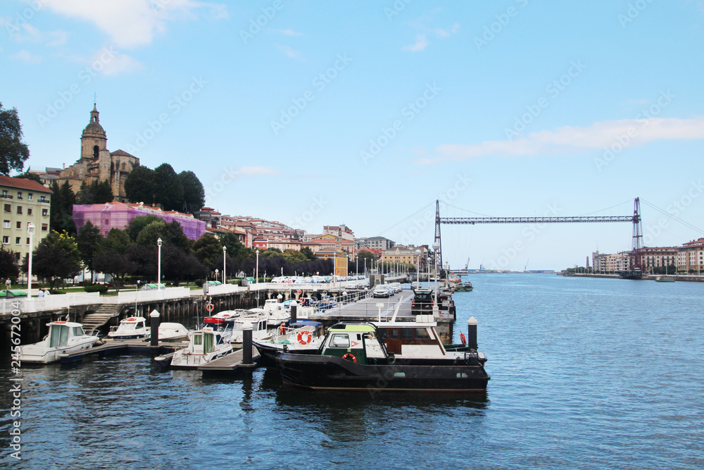 The Vizcaya Bridge, Bilbao, Spain