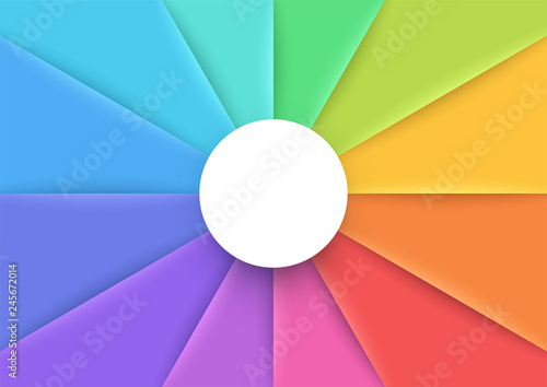 Infographic 12 Step Page Divide 3d Vector Layout