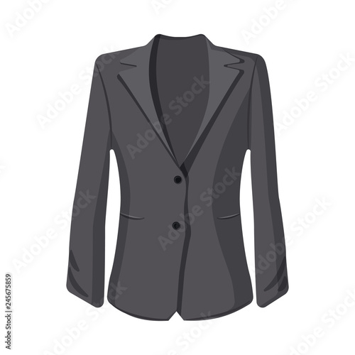 Vector illustration of woman and clothing logo. Collection of woman and wear vector icon for stock.