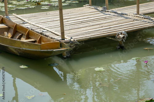 boat on the river