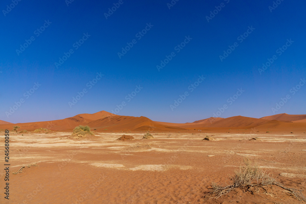 desert dune background on blue sky namibia desert dune background on blue sky namibia