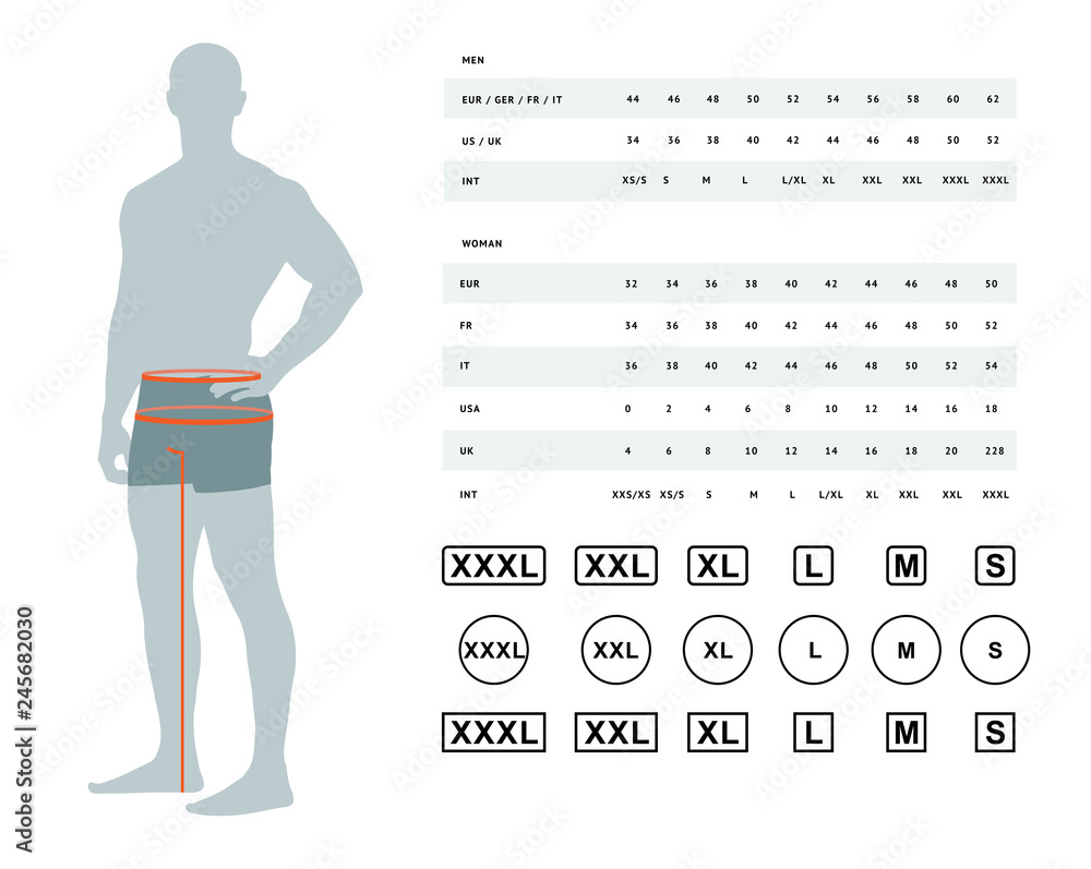 Waist Measurement Chart