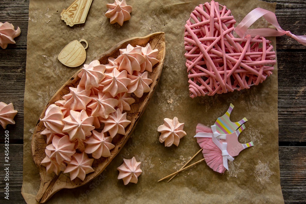 french meringue pink french meringue pink