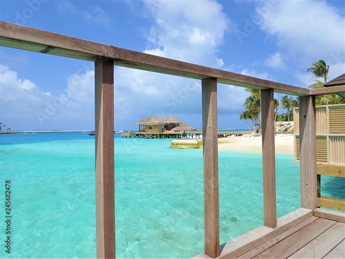 Maldive island resort hotel