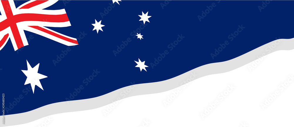 national flag of Australia waving national flag of Australia waving