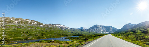 Straße in Skandinavien