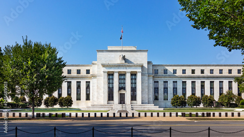 Fotografia Federal reserve building, the headquater of Federal reserve bank