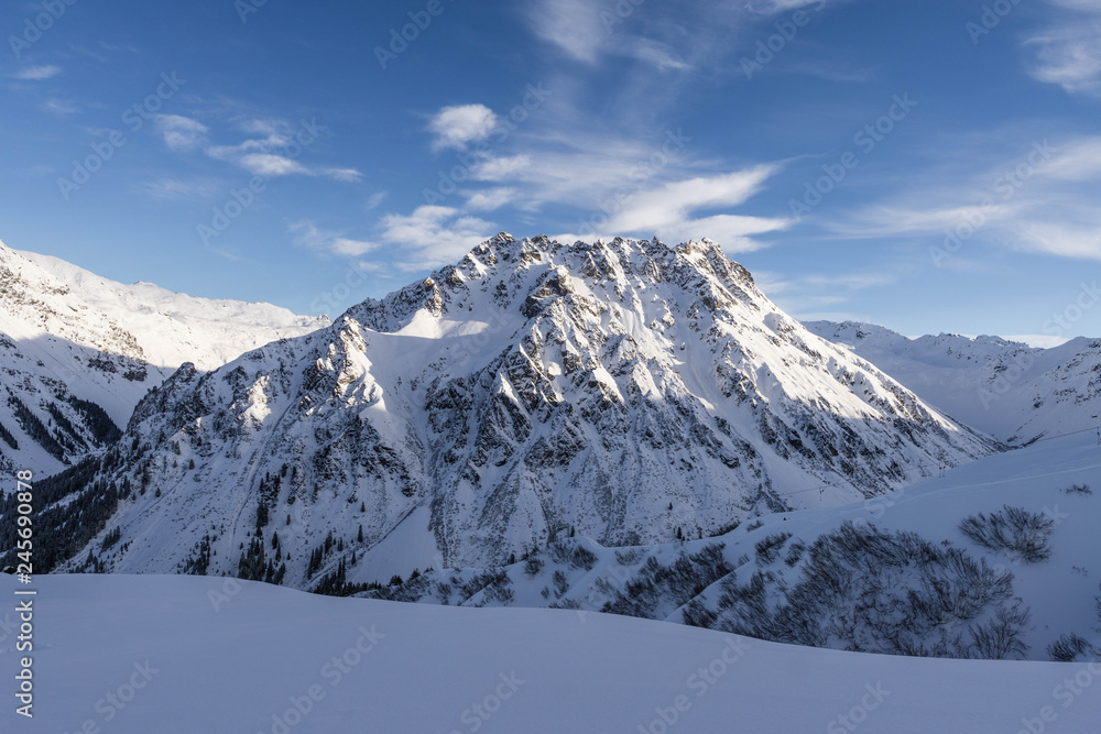 Winter Austria Mountains