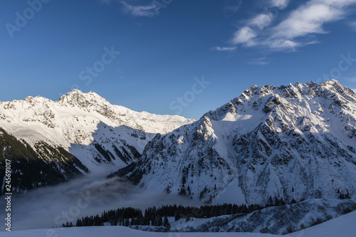 Sunny Austria Mountains