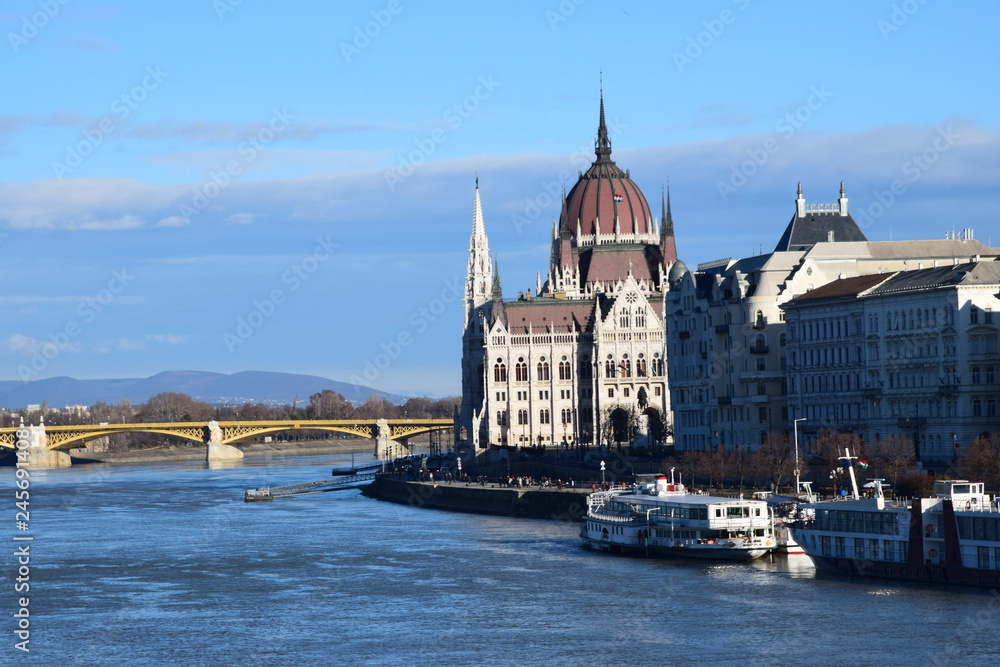 Budapest - Danube and Hungarian Parliament