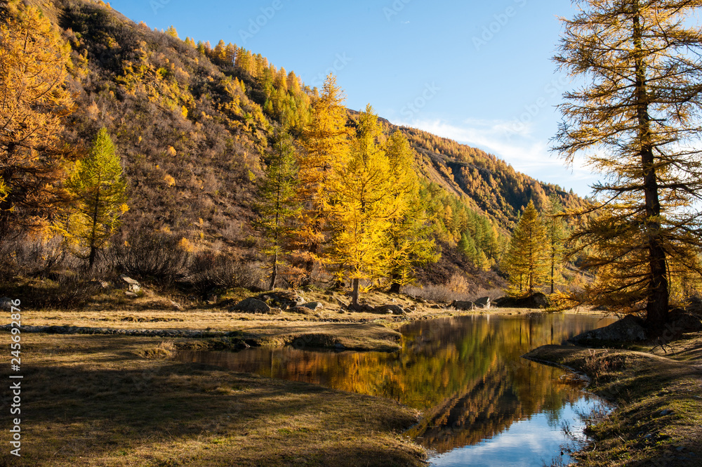 Fototapeta premium Lake in the mountains