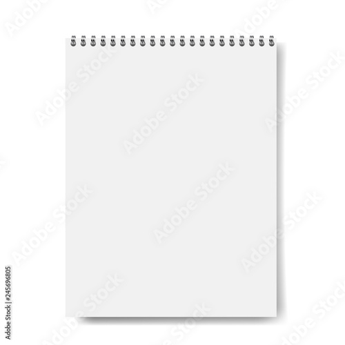 Notebook Mockup Isolated