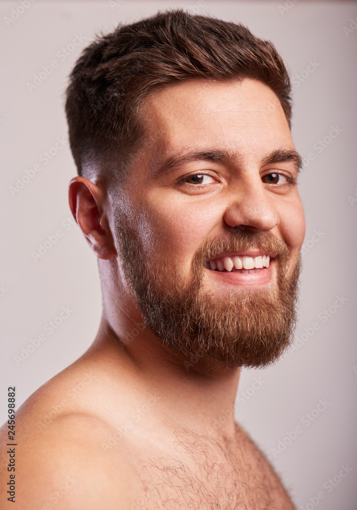 Obraz premium portrait of handsome bearded man
