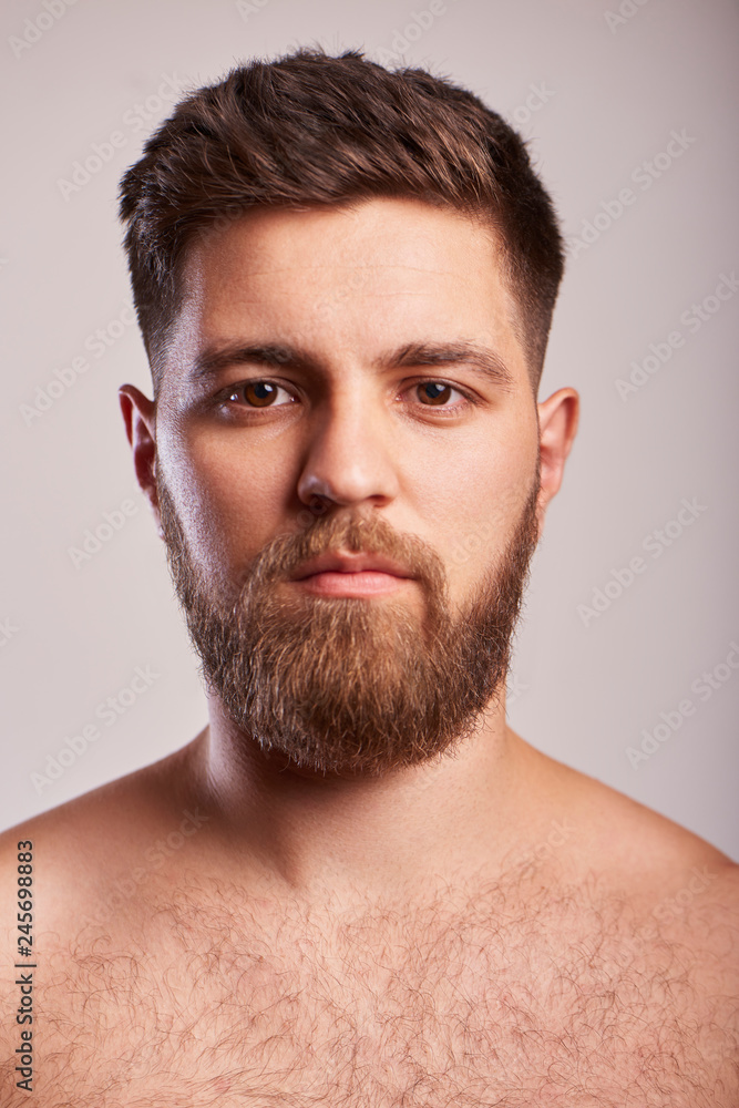 Obraz premium portrait of handsome bearded man
