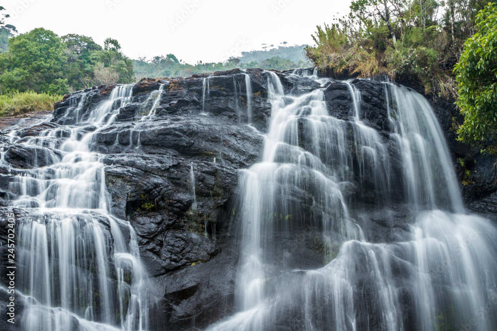 Baker's Falls, Horton Plains National Park. Sri Lanka