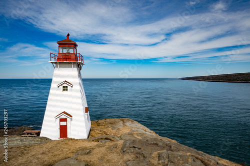 Boars Head Lighthouse Bay of Fundy NS Canada photo