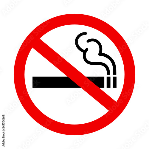 znak zakaz palenia